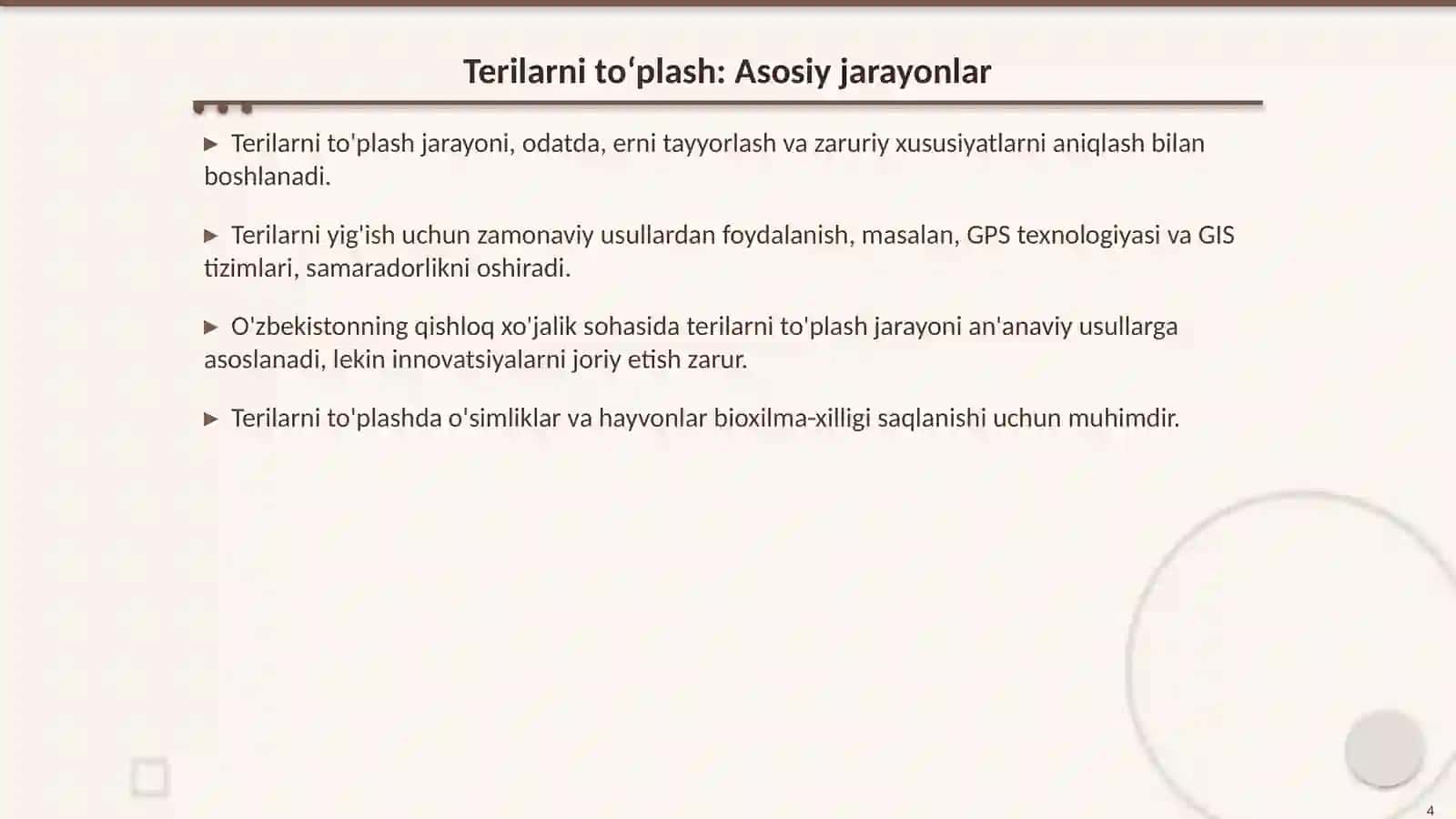 Terilarni toʻplash, bogʻlash va joylash 4