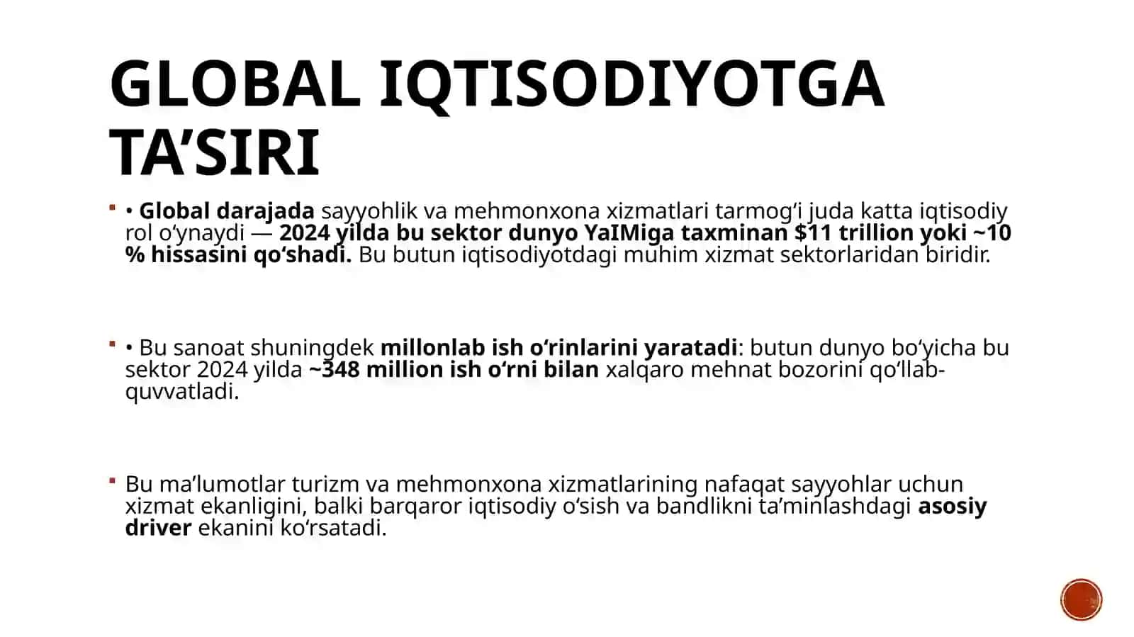 Turistik mehmonxona xizmatlarini ko‘rsatuvchi subyektlar daromadlarini turkumlash va uning hisobi 4