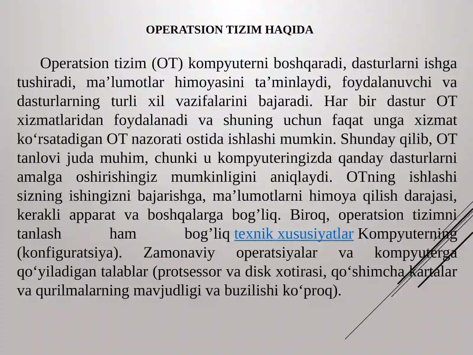 Operatsion jarayonlar 4