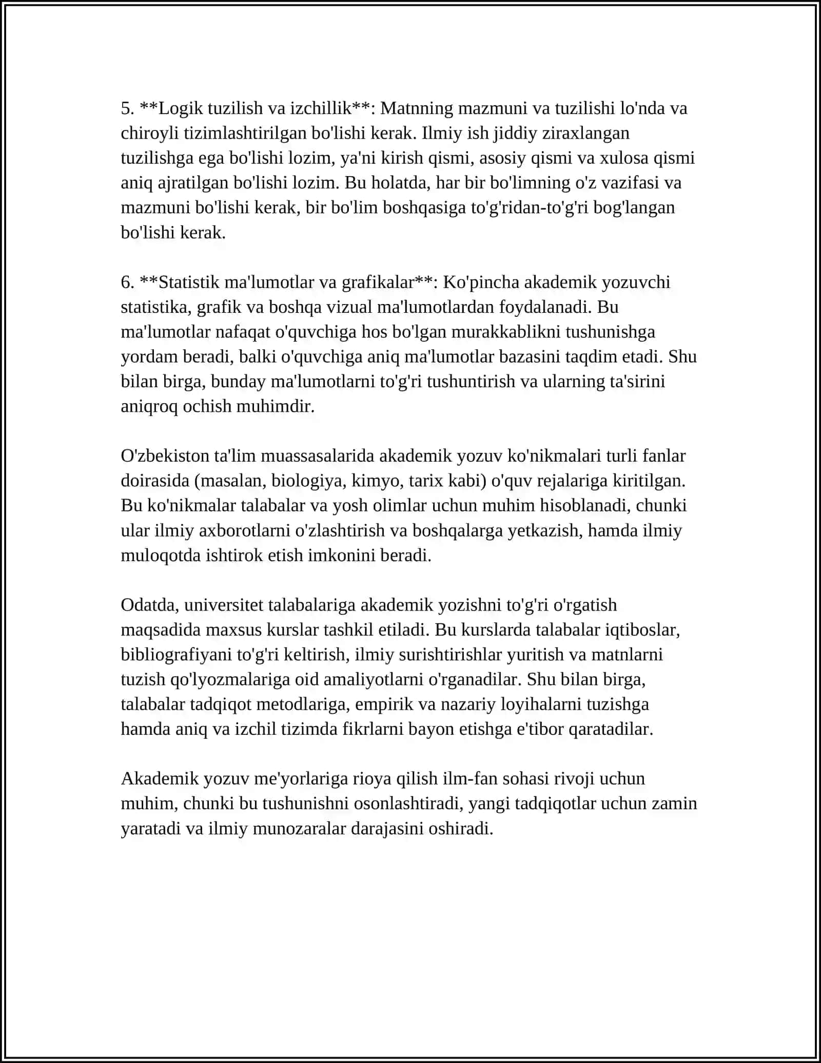 AKADEMIK YOZISH VA SAMARALI AMALGA OSHIRISH OMILLARI 4