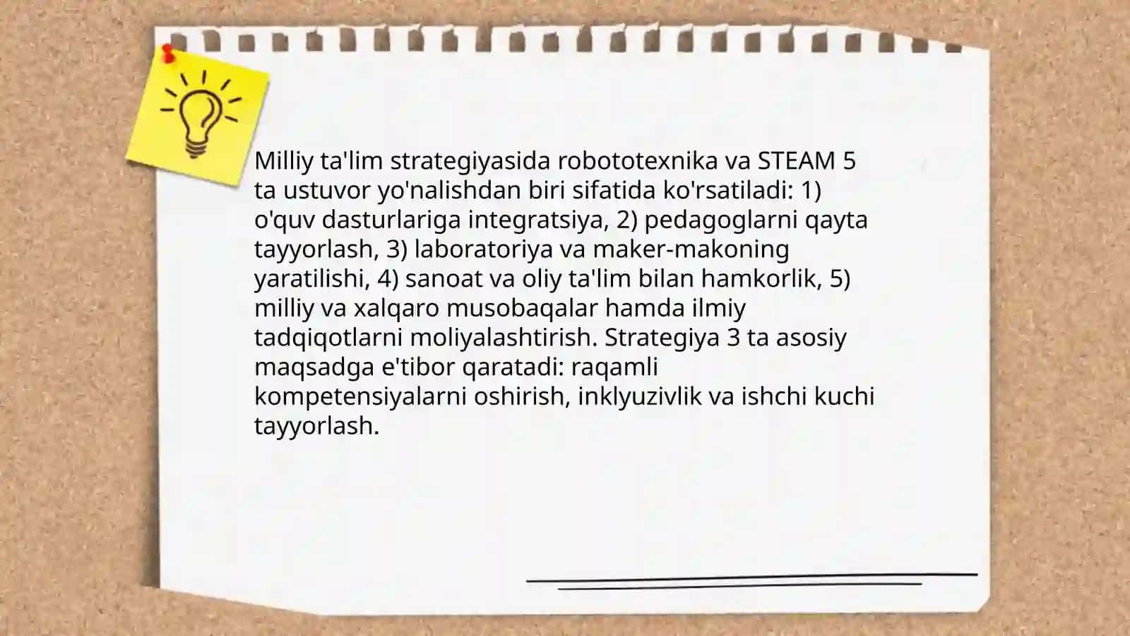 O'zbekistonda robototexnika va STEAM ta'limining rivojlanishini òrganing 4