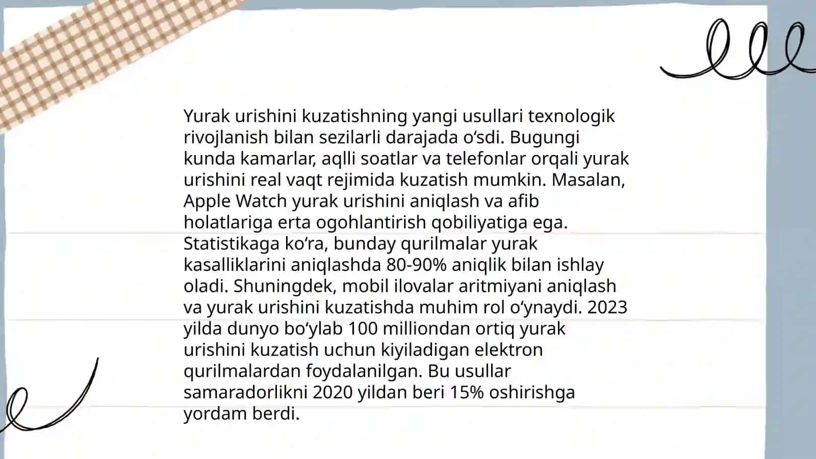 Yurak faoliyatini tekshirish yangi usullari 4