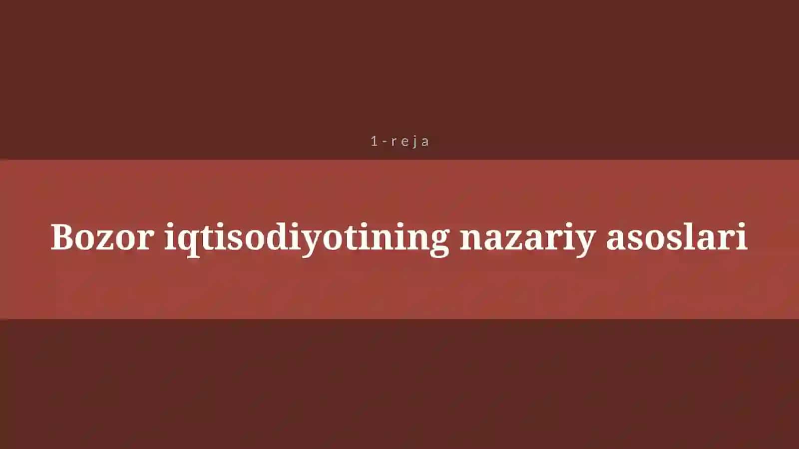 BOZOR IQTISODIYOTIGA O`TISHNING YO`LLARI VA MODELLARI 4