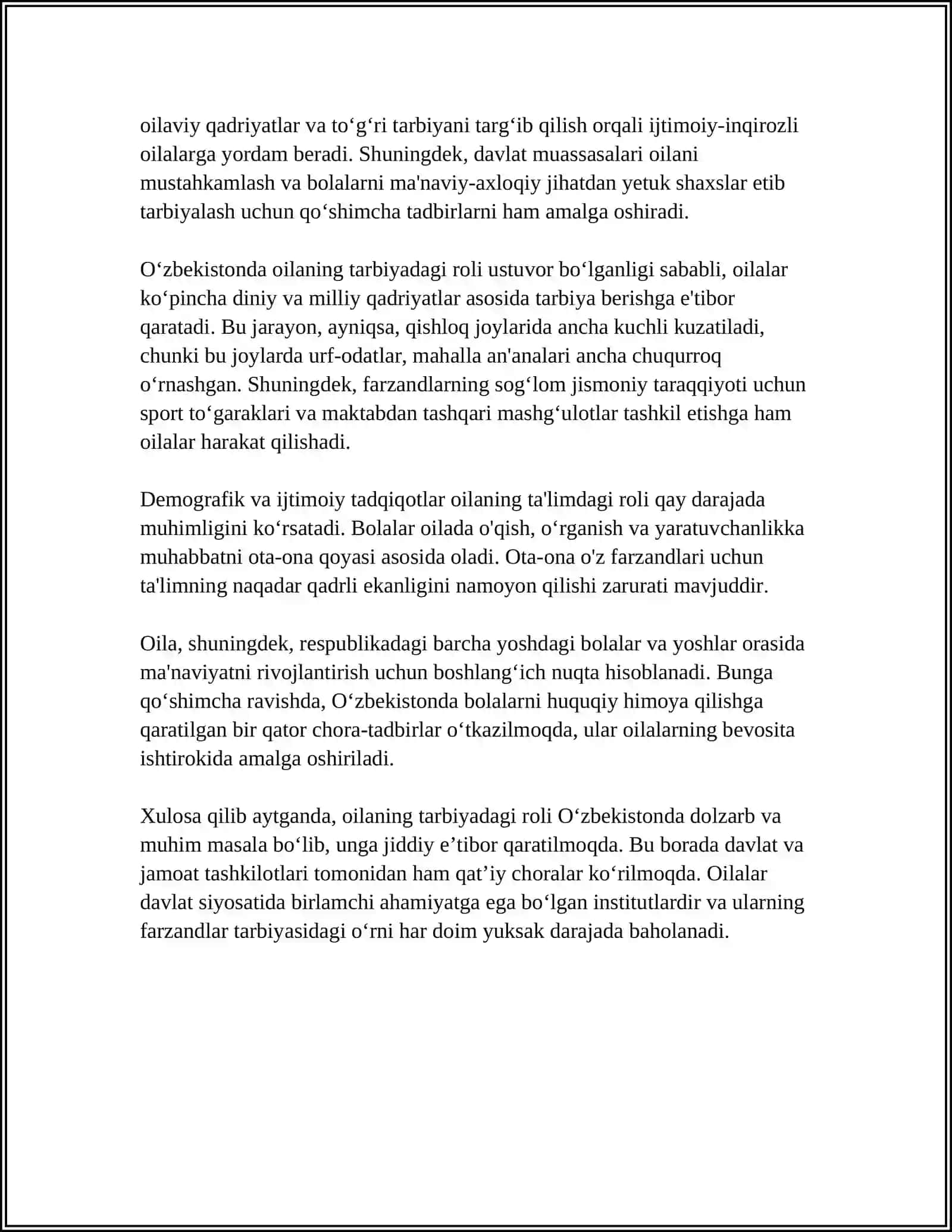 MAKTABGACHA TARBIYA YOSHIDA KATTALAR BILAN MUNOSABAT 4
