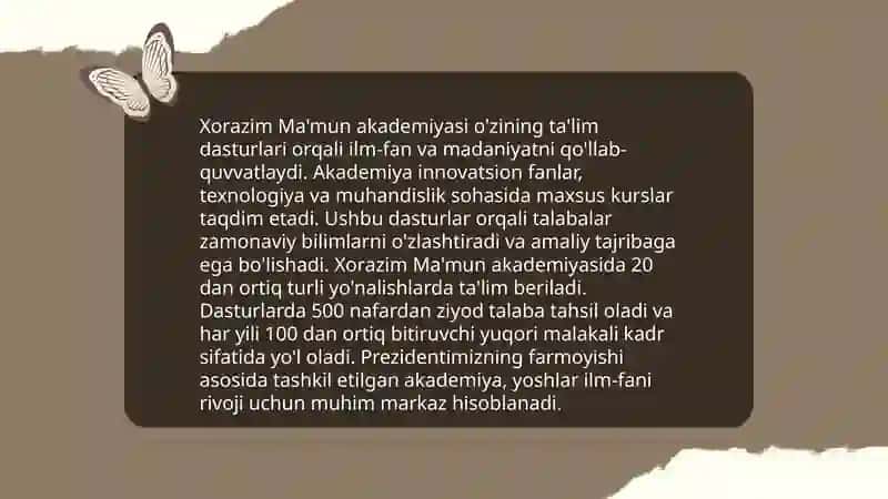 Xorazim Ma'mun akademiyasining 4