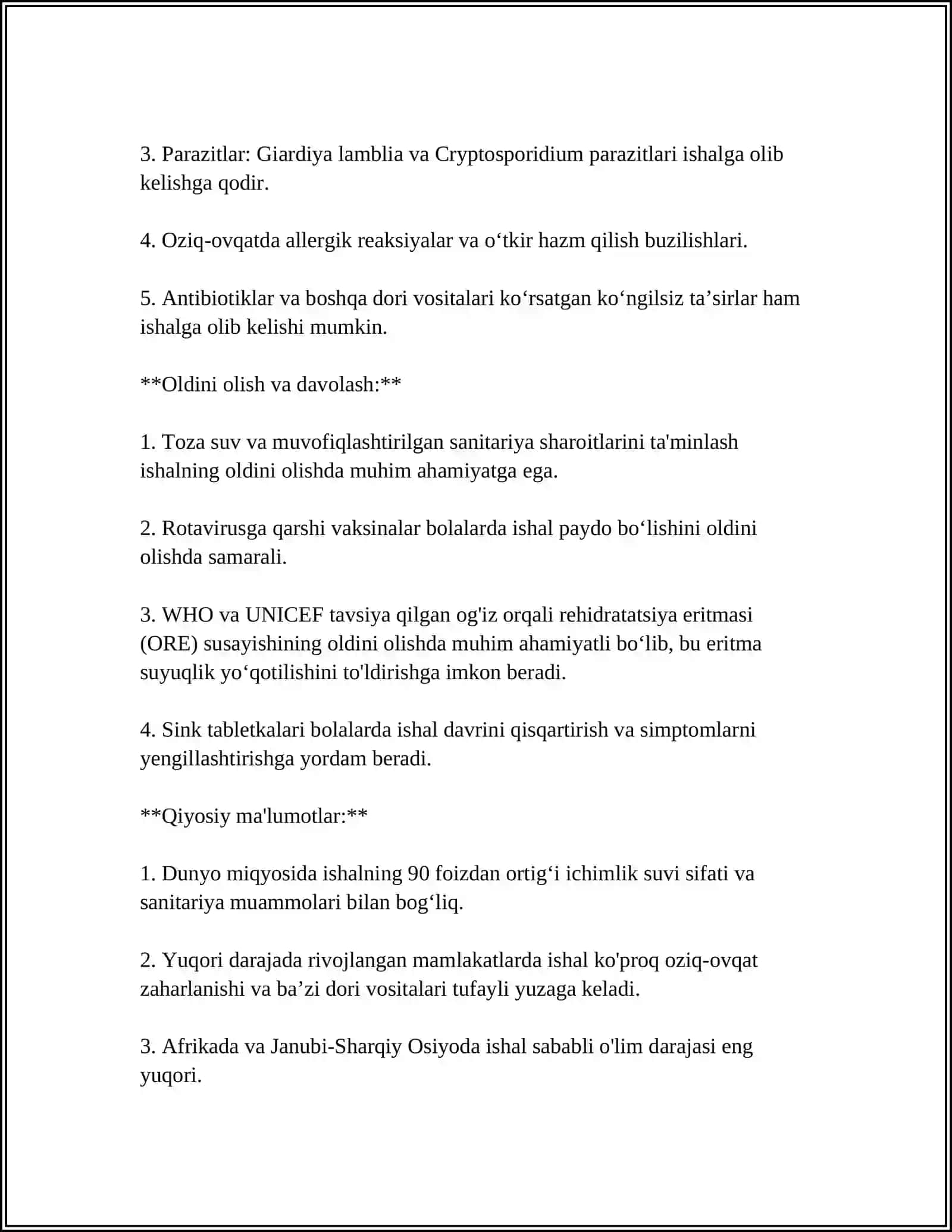 Ishal mavzusi haqida kerakli ma'lumotlar 4