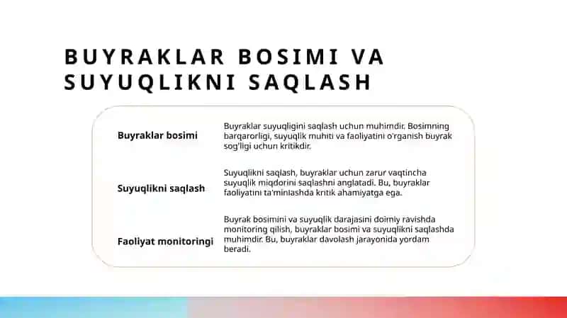 Buyraklarfaoliyatiningo‘zigaxosligiva"Buyraklarbosimi" 4