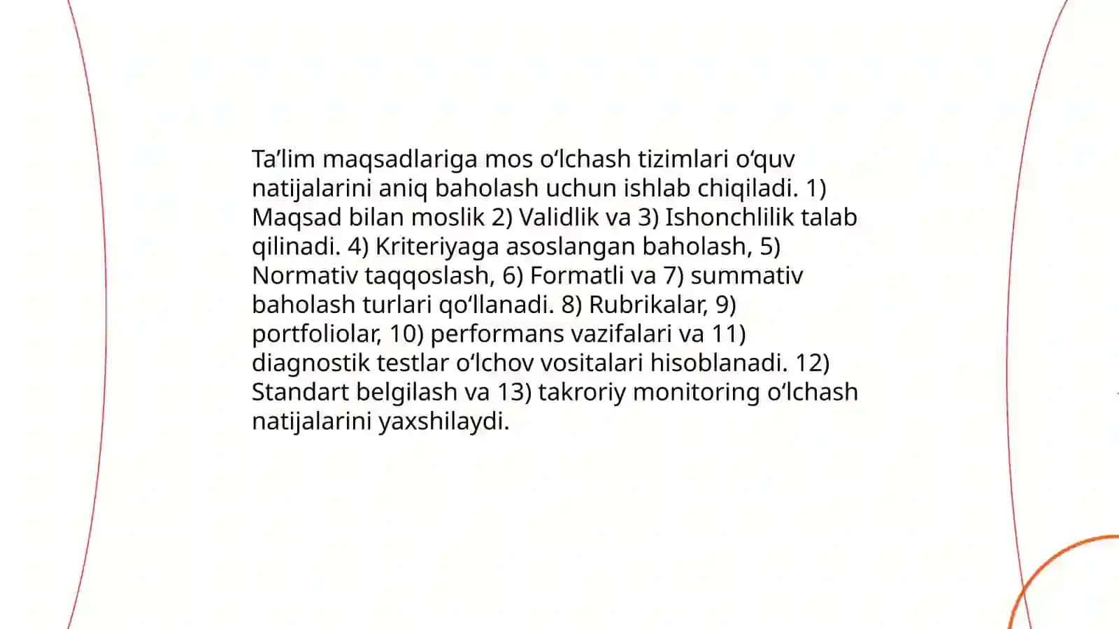 Ta'lim-tarbiya jarayonida o‘lchash va shkalalashning asosiy yo‘nalishlari 4