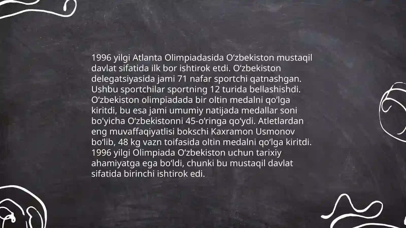 Yozgi olimpiya o'yinlari 4