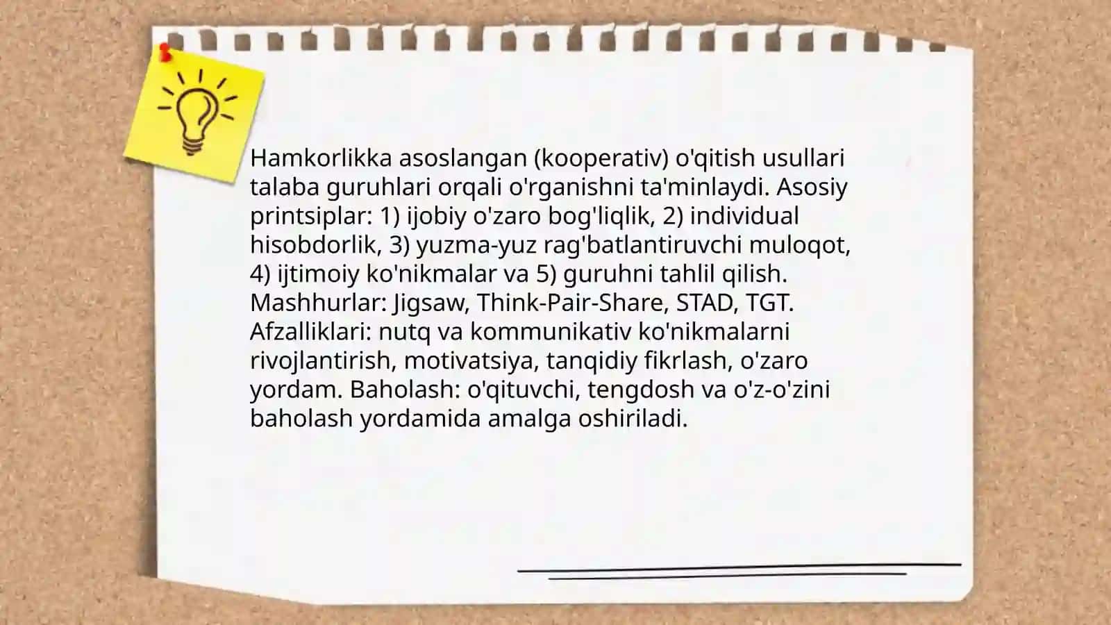 Chet el pedogogikasining interfaol usullari 4