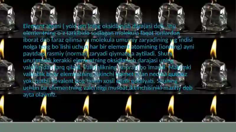 OKSIDLANISH-QAYTARILISH REAKSIYALARI 4