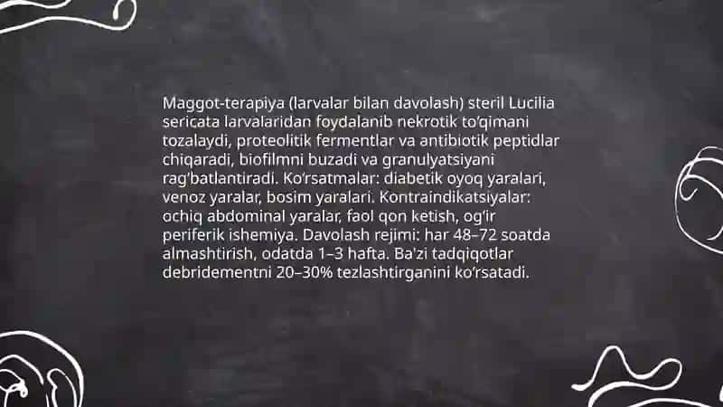 Hasharotlarning tibbiyotdagi ahamiyati 4