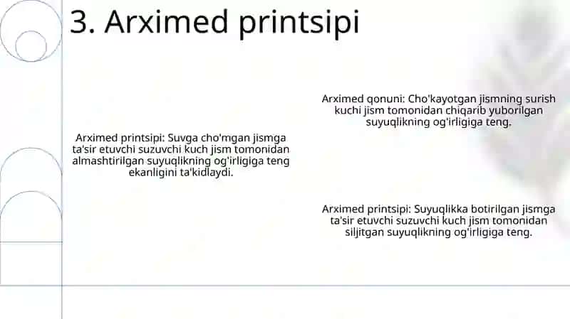 Arximed Qonuni 4