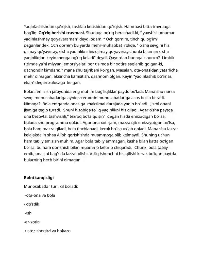 Turmush qurgandan keyin nimalarga e’tibor berish kerak 4