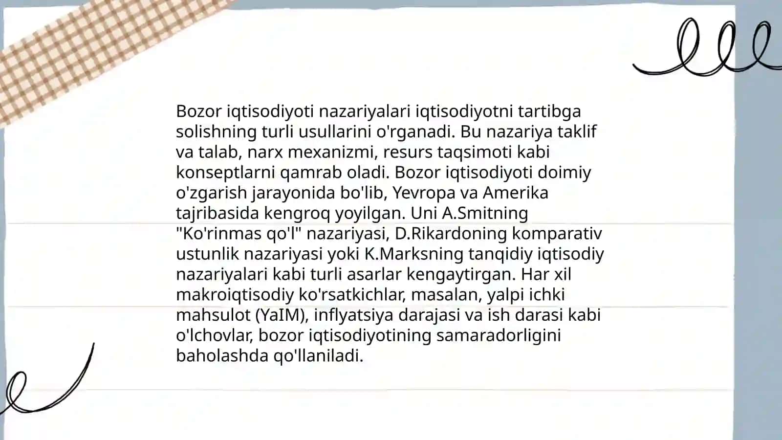 Iqtisodiyot nazariyasi va tadbirkorlik asoslari 4