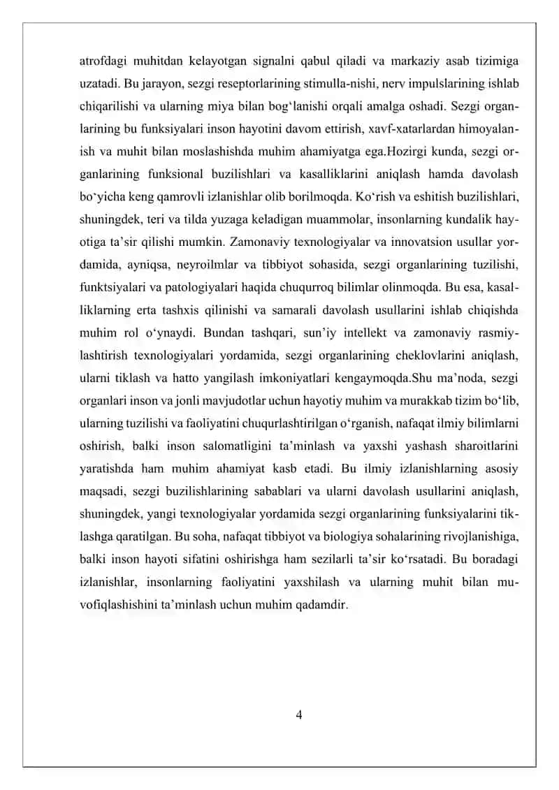 SEZGI ORGANLARI 4