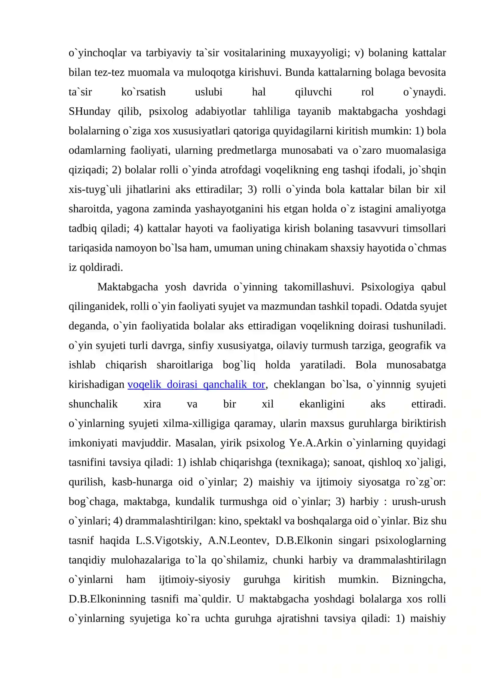 Maktab yoshidagi bolaning psixik rivojlanishida mehnatga bo’lgan ehtiyojining psixologik xususiyatlari 4