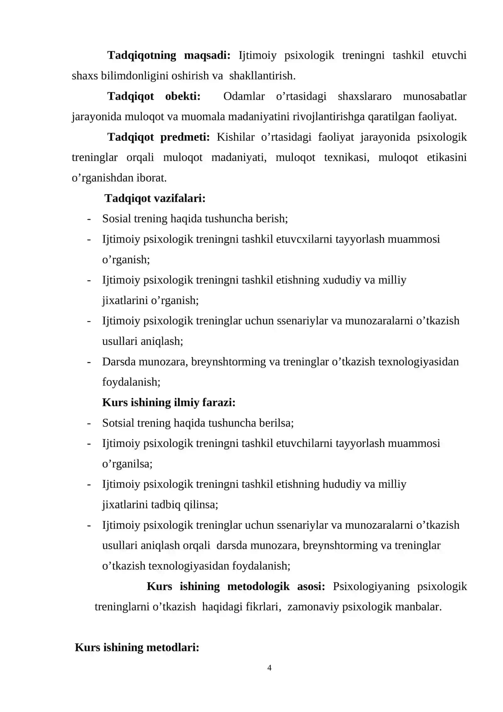IJTIMOIY PSIXOLOGIK TRENINGNI TASHKIL ETUVCHI SHAXS BILIMDONLIGINI OSHIRISH MUAMMOSI 4