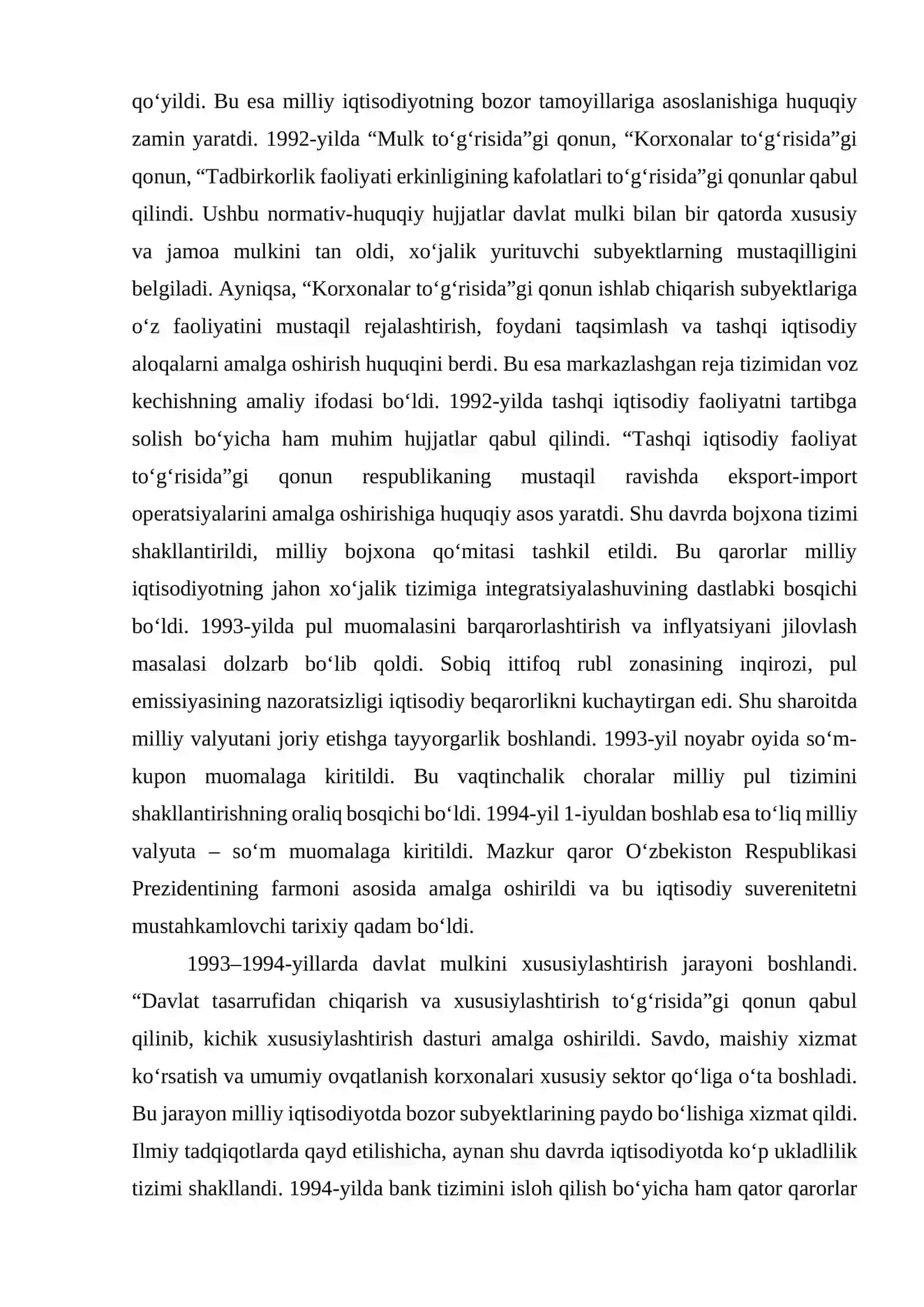 MILLIY IQTDOSODIYOT VA IQTISODIY RIVOJLANISH 4