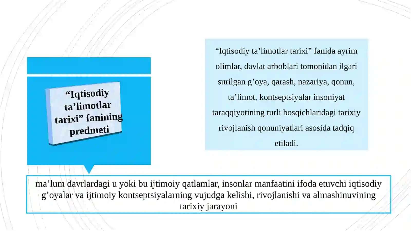 1-mavzu. Fanning predmeti va oʼrganish usullari 4