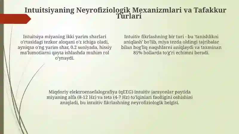 Intuitsiya: Ta'rif, Mohiyat va Psixologik Asoslar 4