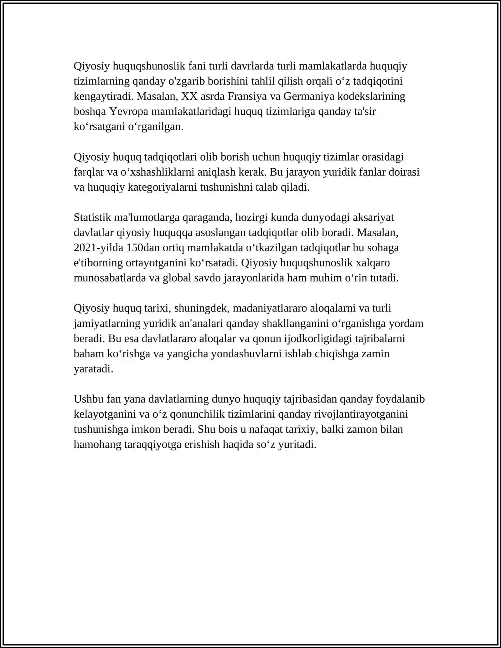 QIYOSIY HUQUQNI TAXLILI 4