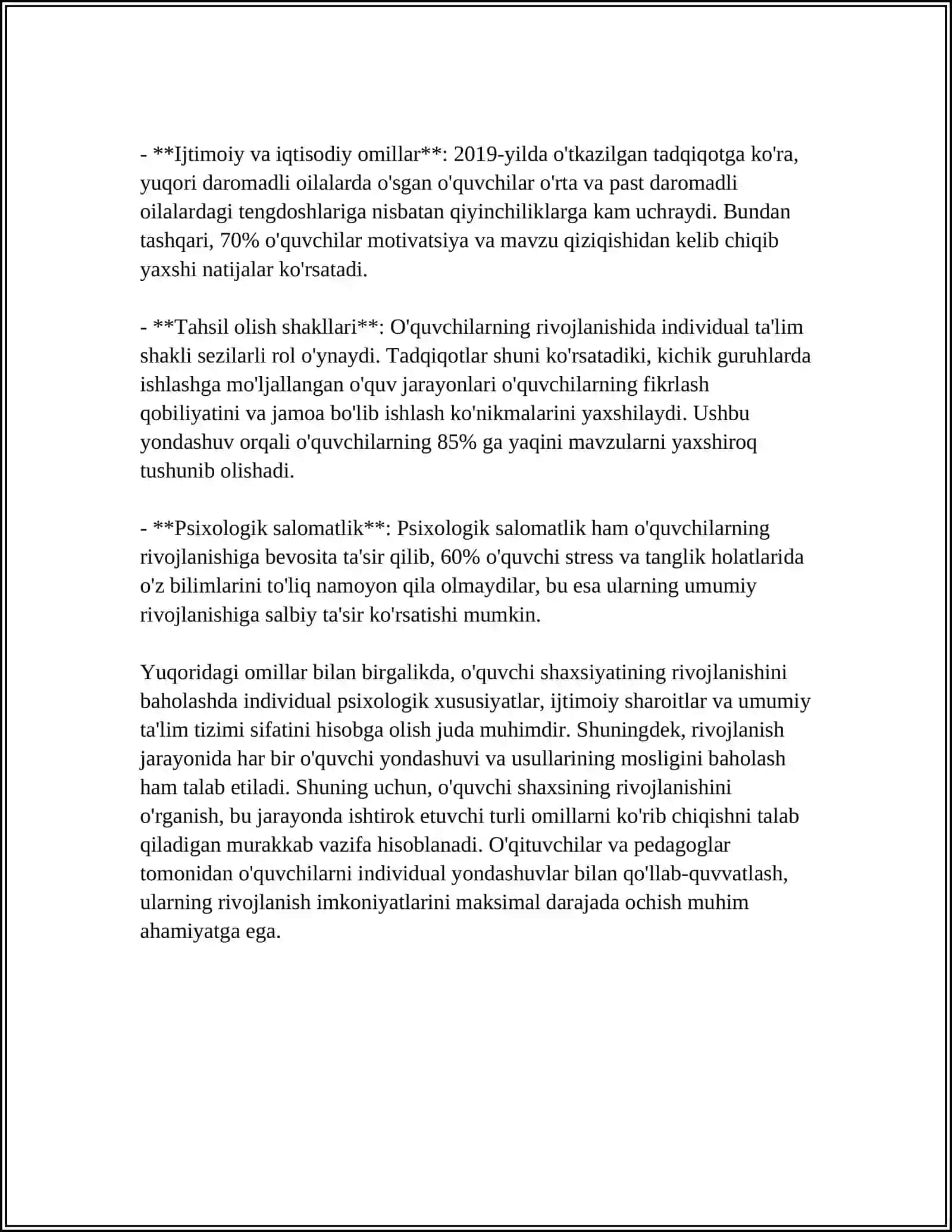 PЕDAGOGIK PSIXOLOGIYA FANINING VAZIFALARI VA TADQIQOT MЕTODLARI 4