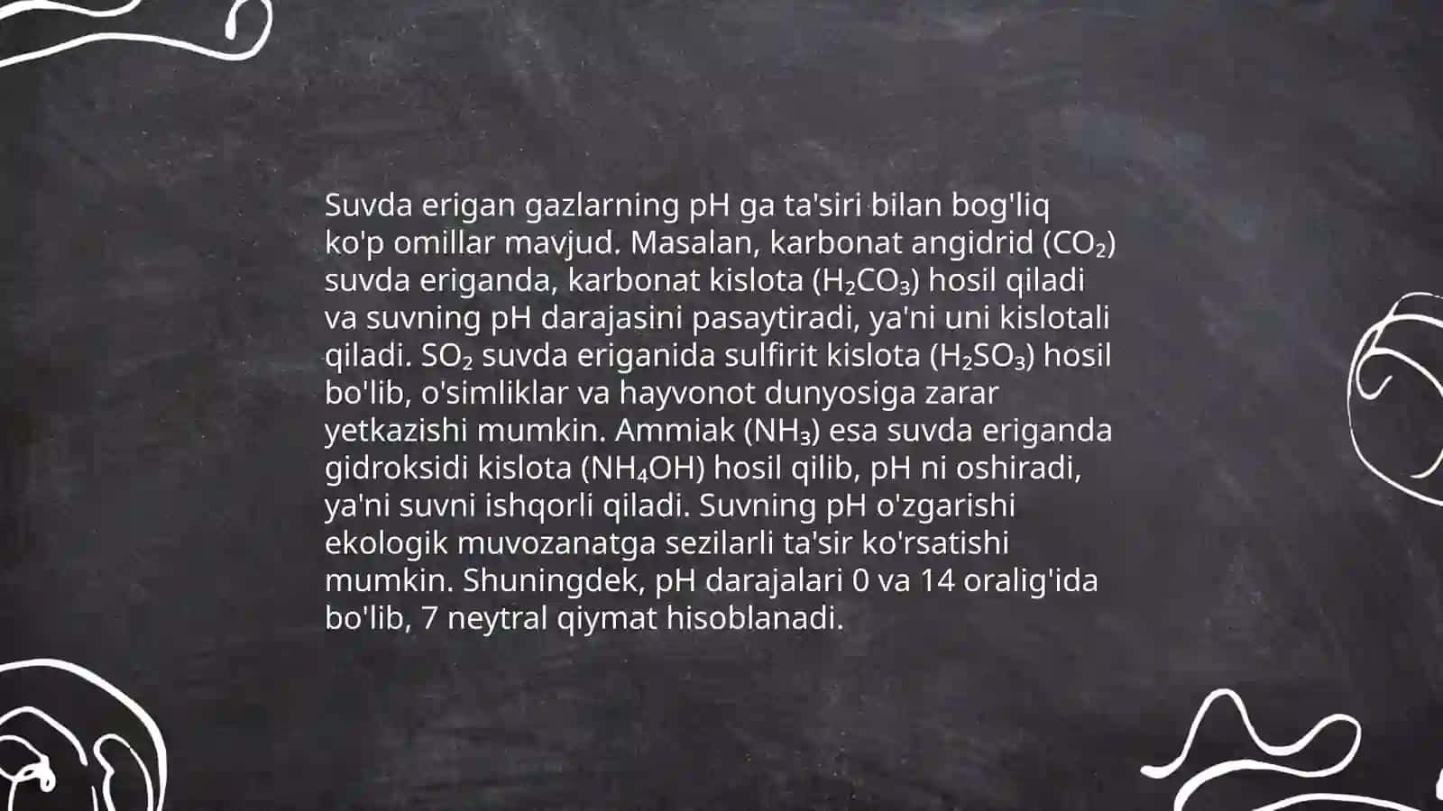 Har xil koʻrinishdagi protolotik eritmalarda pH qiymatini hisoblash 4