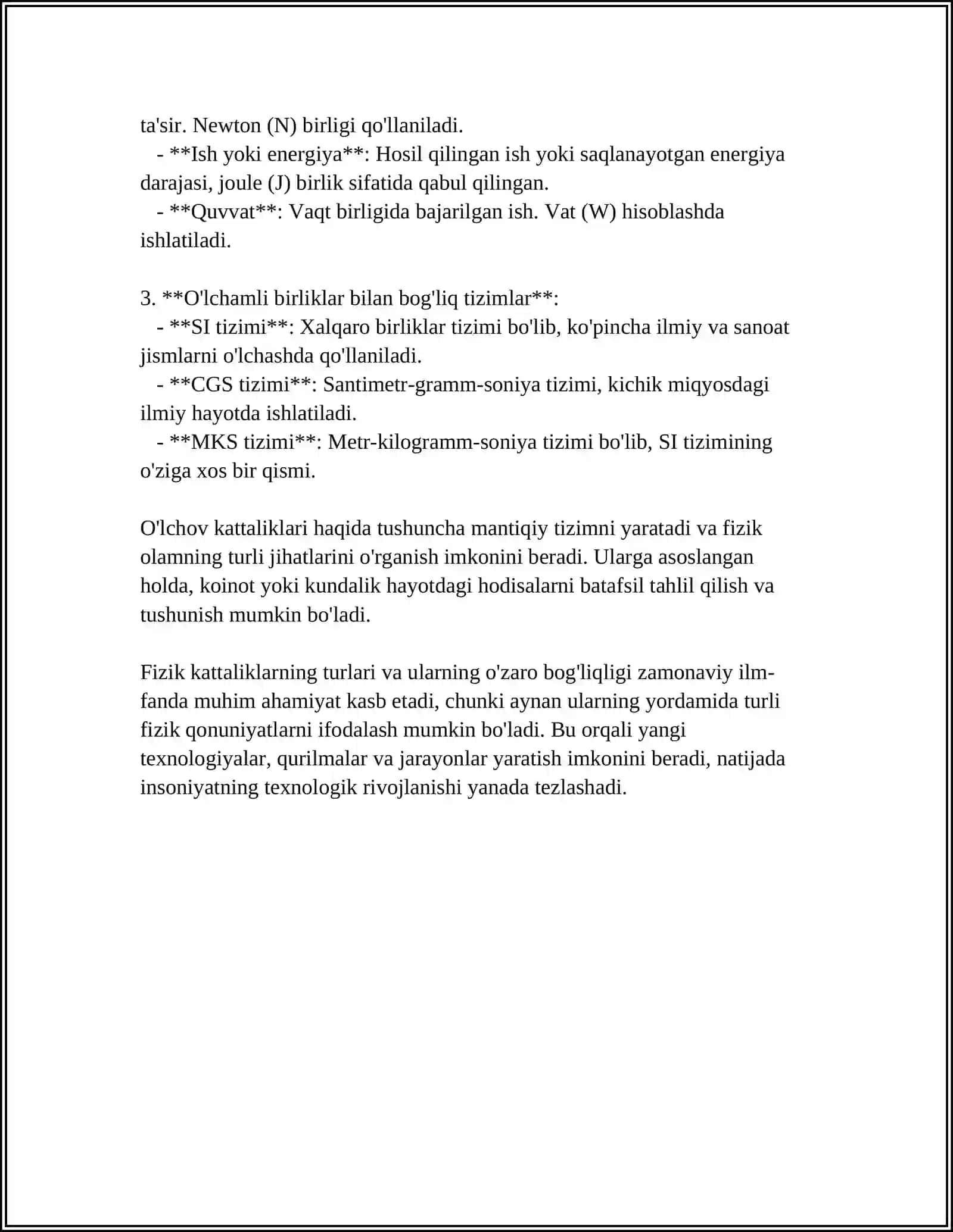 KATTALIKNING BIRLIKLARI VA KATTALIKLAR XAQIDA UMUMIY MA'LUMOT 4
