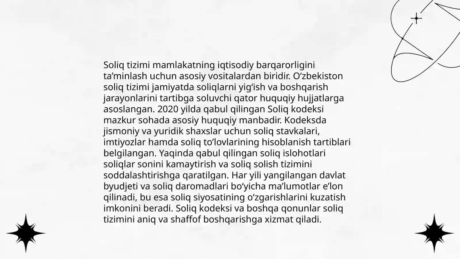 Soliq huquqiy munosabatlarining tushunchasi va tuzilishi 4