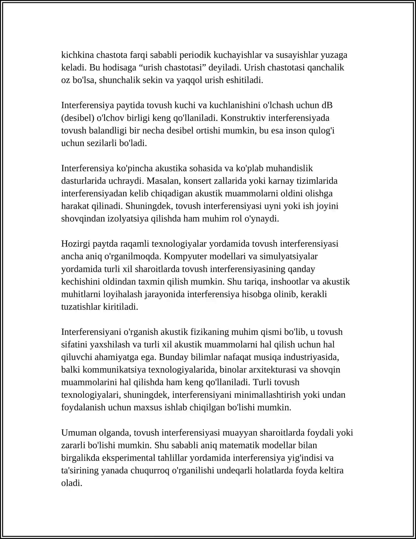 INTERFERNSIYA HAQIDA 4