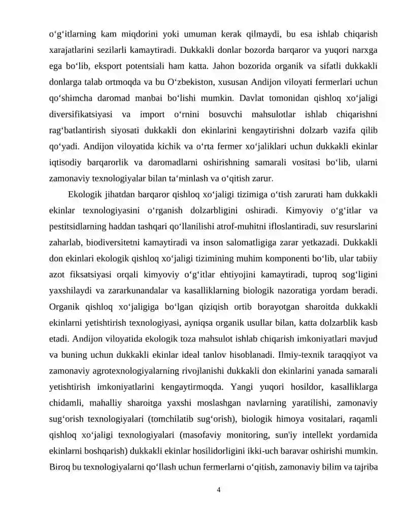 Dukkakli don ekinlarini ozuqa uchun yetishtrish texnologiyasi 4