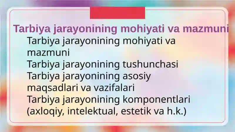 Umarova Shahzodaning umumi yedagogika fanidan tayyorlagan prezentatsiya 4