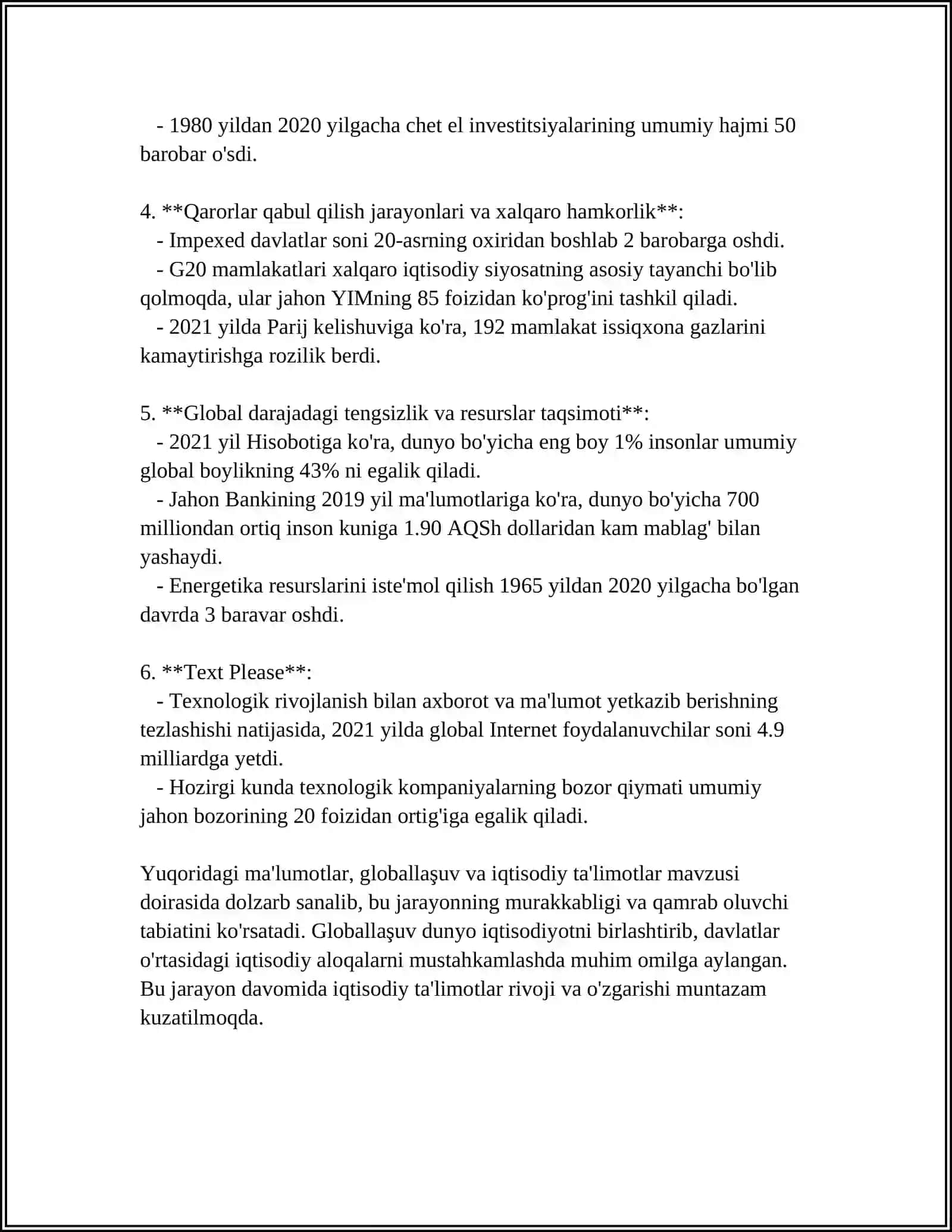 Globallaşuvning Iqtisodiy Ta'limotlari 4