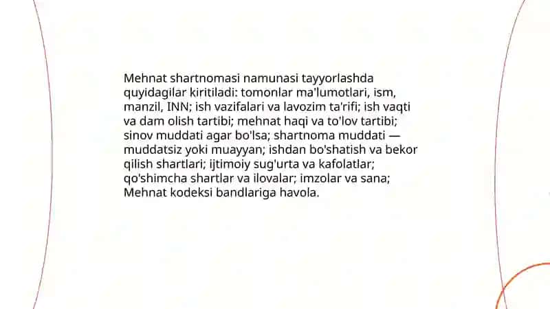 Ichki buyruq (tashkiliy) namunasi 4