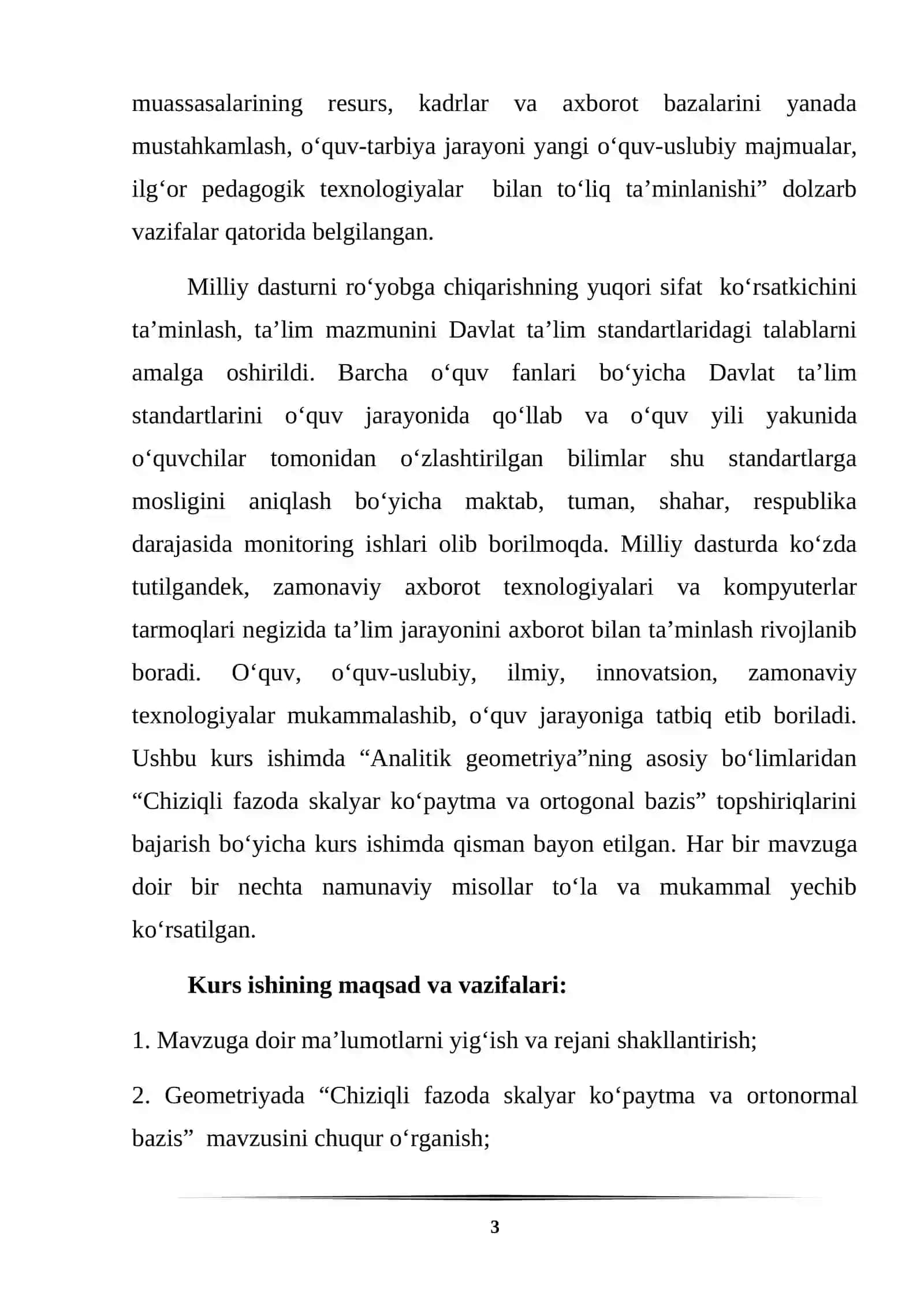Chiziqli fazoda skalyar ko‘paytma va ortonormal bazis 4