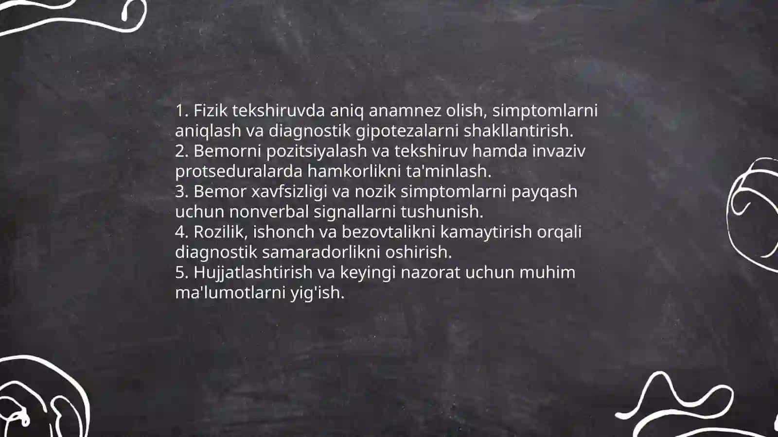 Talabalarni bemor bilan muloqot qilish sabablari 4