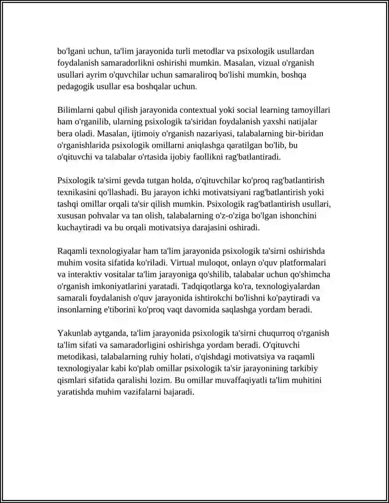 TA’LIM OLUVCHILARGA PSIXOLOGIK TA’SIR KO‘RSATISH YO‘LLARI 4