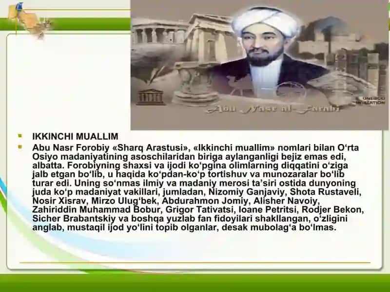 ABU NASIR FAROBIY VA G'OZALNING FALSAFA ILMIGA OID QARASHLARINI QIYOS 4