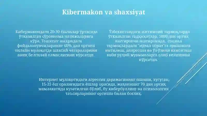 Internet aloqasining psixologik xususiyatlari 4