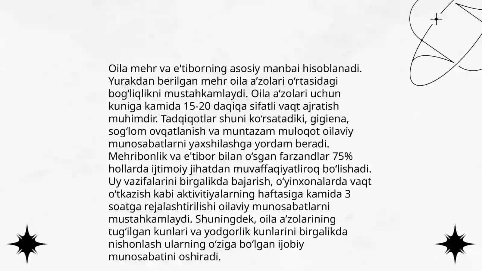 Oila sharqona taʼlim tarbiya oʻchogʻi oilada ruhiy holat va tarbiya 4
