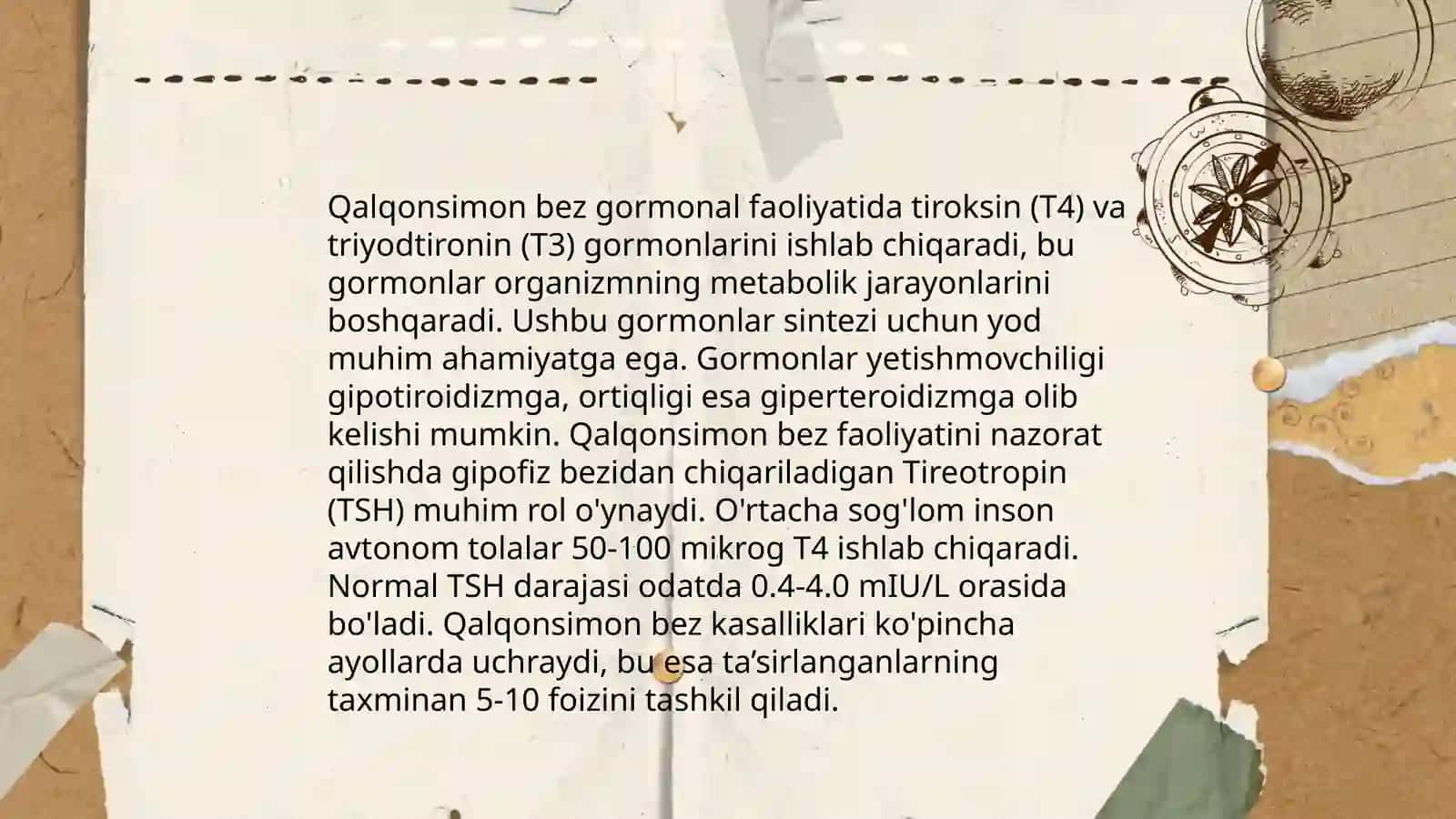 Qalqonsimon bez garmonlari fiziologiyasi va ular keltirib chiqaradigan kasalliklar 4
