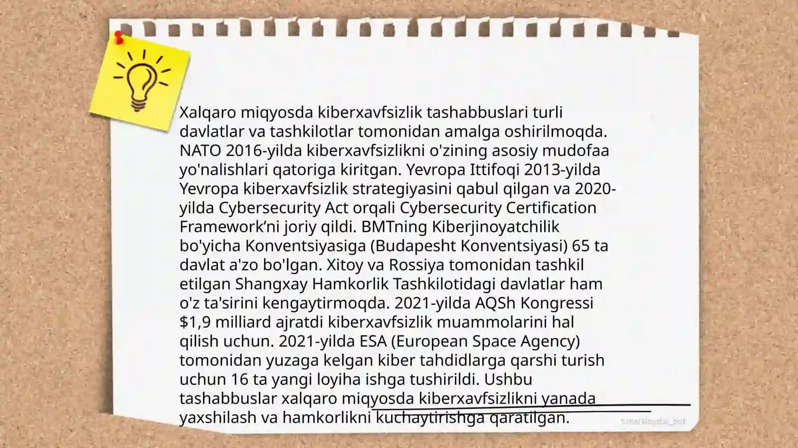 Kiberxavfsizlik sohasidagi xalqaro hamkorlikning ahamiyati 4
