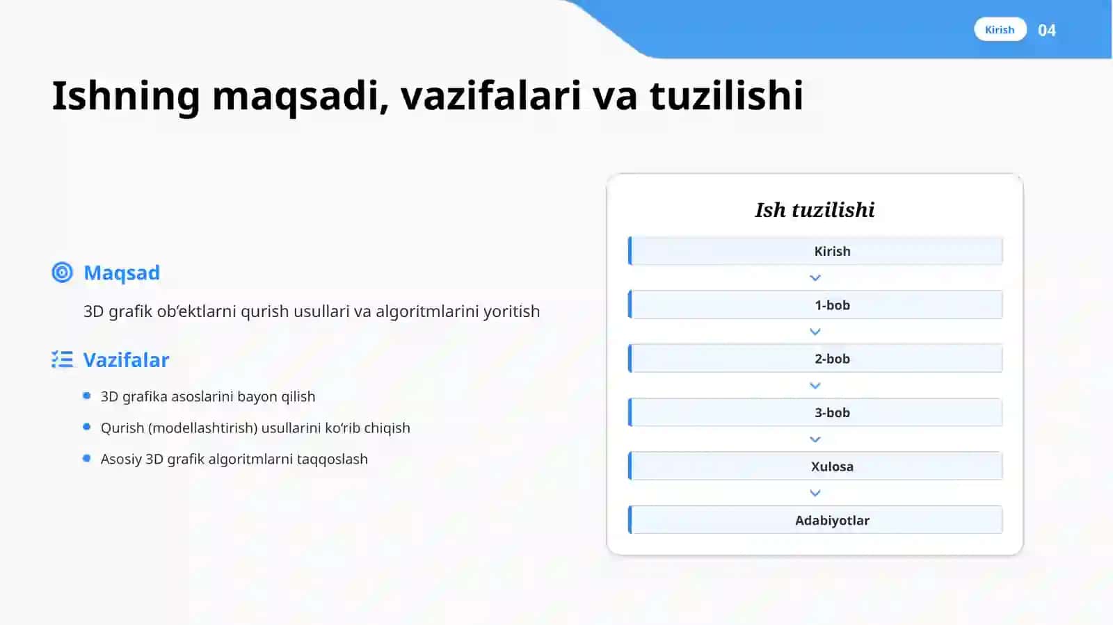 3D Grafik Algoritmlar 4
