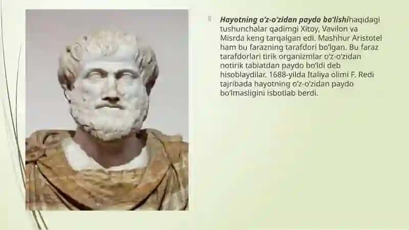 Yerdahayotning paydobo'lishi haqidagi nazariyalar 4