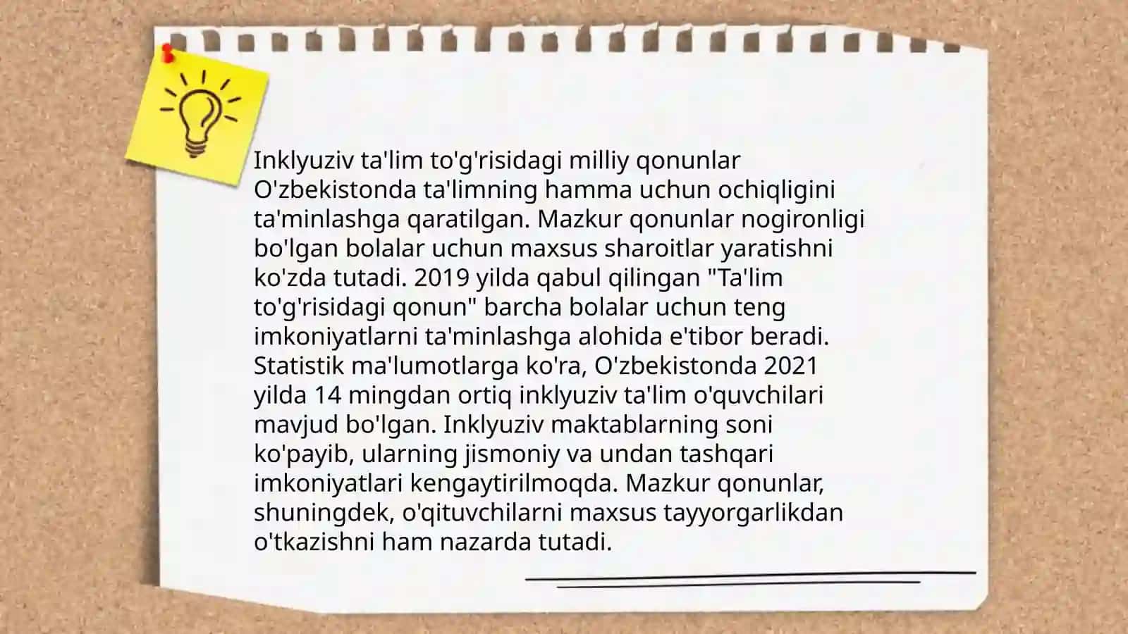 Oʻzbekiston Respublikasidagi Inklyuziv Ta'limning Huquqiy Asoslari 4