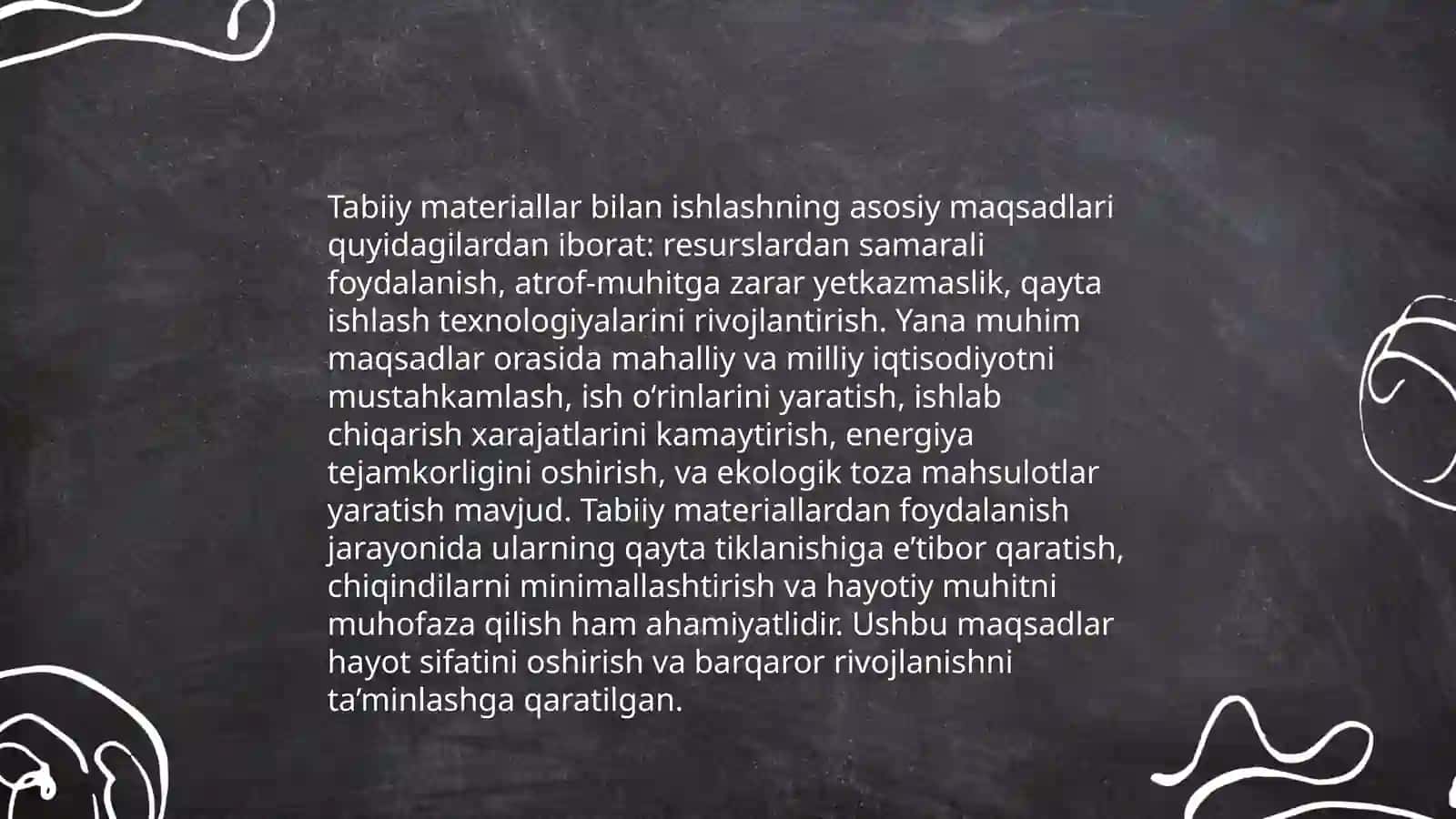 Tabiiy materiallar bilan ishlash darslarini tashkil etish metodikasi 4