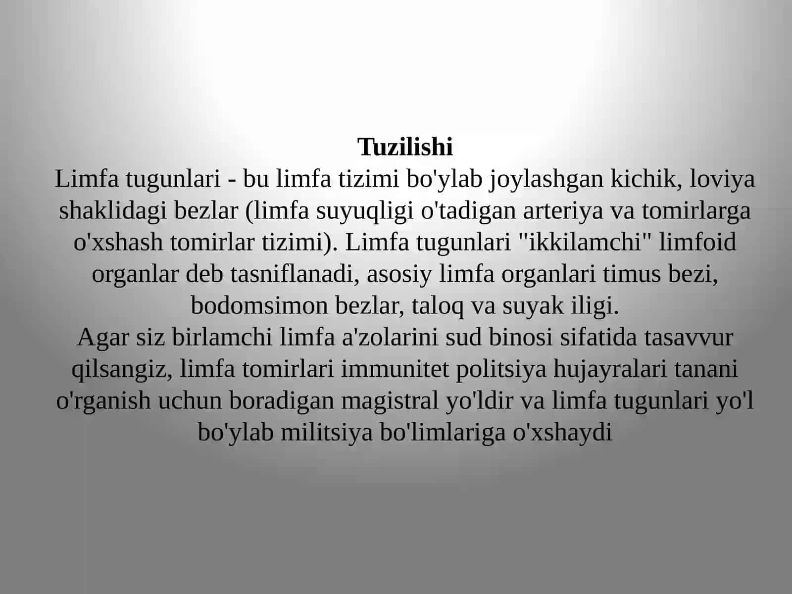 LIMFA TUGUNLARI,GEMOLIMFATIK TUGUNLAR,TALOQ TUZULISHI 4
