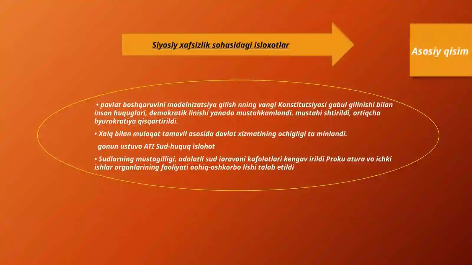 Milliy xavfsizlikni ta'minlash borasida amalga oshirilayotgan ishlar 4
