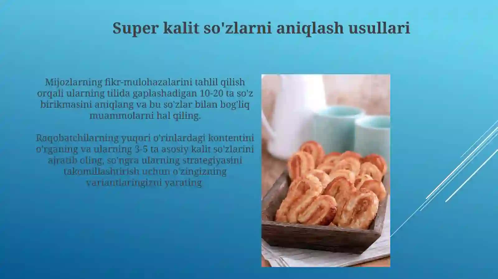 Super kalit so'zlarining ro'li 4